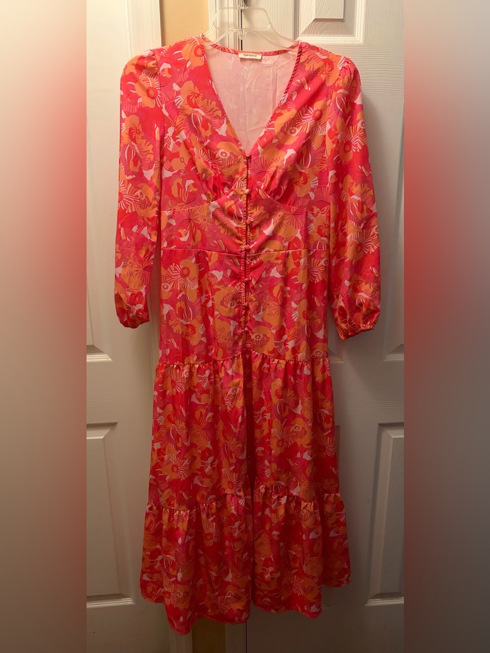 Sunday Up Floral Maxi Dress Size Small